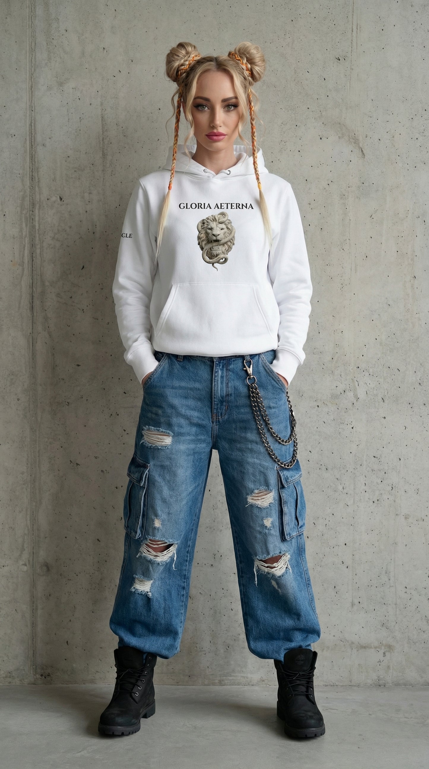 GLORIA AETERNA – Heracles Lion Hoodie | Eolo’s Gang Myth Collection